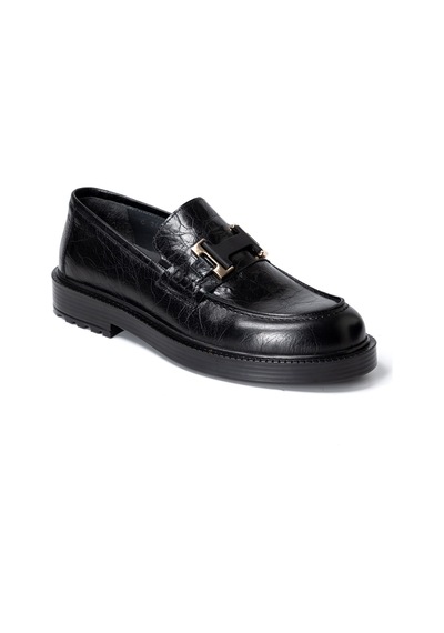 Black Mexico Klasik Ayakkabı Erkek John May Ka-26y-c26011 May Munıh Shoe Siyah