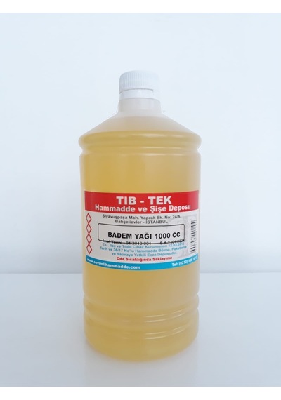 Tıb Tek Badem Yağı 1 L