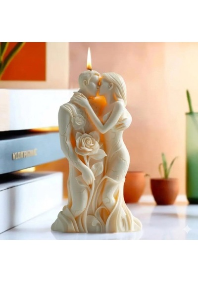 Dekoratif Sevgili Silindir Kalıp 11 Cm