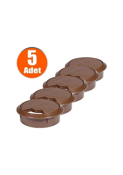 Uysalticaretsalihli Nsp Bilgisayar Kablo Kanalı 64Mm Ceviz 5'Li