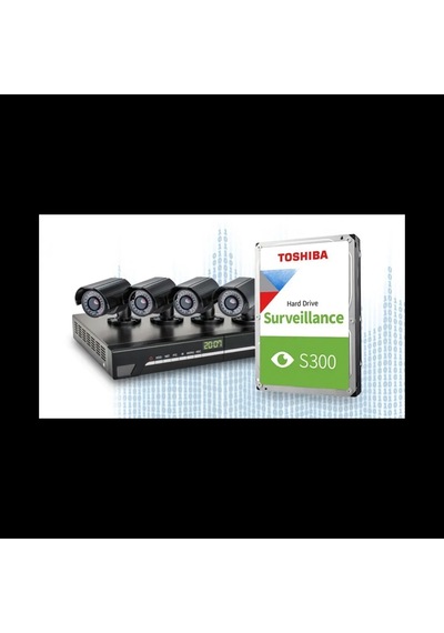 Toshıba S300, Hdwt720uzsva, 3.5", 2tb, 128mb 5400 Rpm, 7/24 Güvenlik Hdd