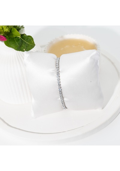 Biem Gümüş Renk Su Yolu Taşlı Bileklik Gold/gümüş