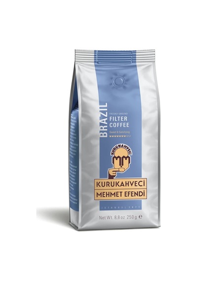 Kurukahveci Mehmet Efendi Brazil Filtre Kahve 250 G 2'li Paket Çekirdek
