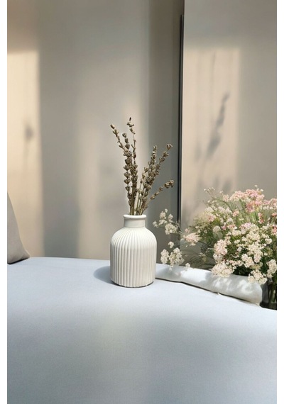 Bernami Mumluk Şamdanpinterest Çizgili Tombul Beton Vazo Diğer