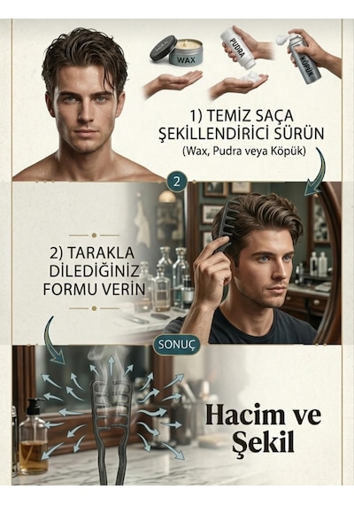 Mucizevi Tarak Profesyonel Saç Şekillendirici Sihirli Tarak 001