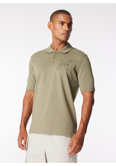 John Richmond Haki Erkek Polo T-shirt Ump24207po