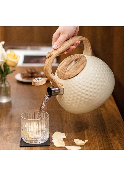 Modern Tasarım Düdüklü Kettle 3l Paslanmaz Çelik Ergonomik Su Isıtıcı Çaydanlık Islıklı Diğer