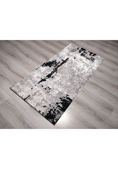 Yamalı Home Gloria 3507 Gri Siyah Modern Halı 80X150 Cm