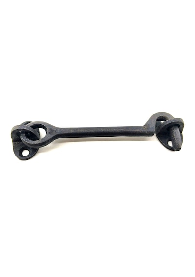 Antika Tarz Dekoratif Pirinç Çengeli - 13cm, Oksit Çok Renkli