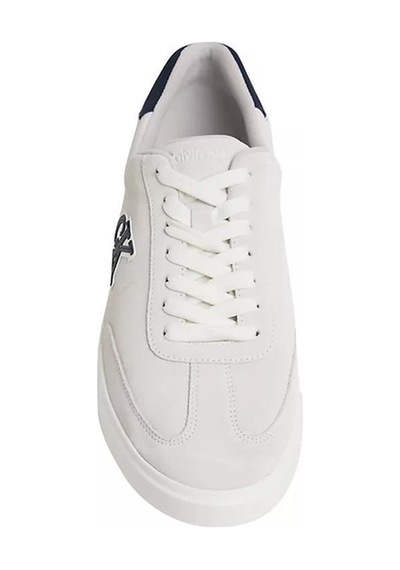 Calvin Klein Erkek Ck Logolu Düşük Bilekli Süet Beyaz Sneaker Hm0hm02125-0la-13465 Beyaz