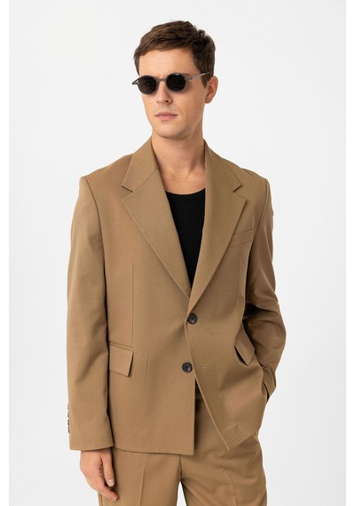 Antioch Relax Fit Erkek Blazer Ceket Camel