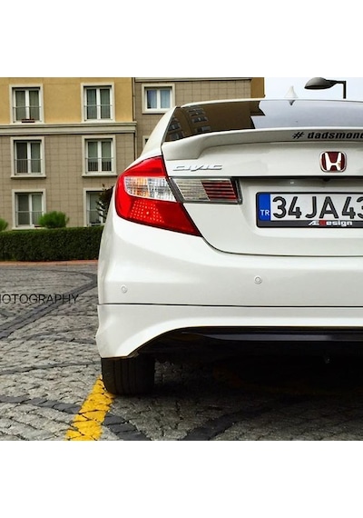 Honda Civic Fb7 Amerikan Spoiler - Bagaj Üstü - Abs Plastik - 2012+
