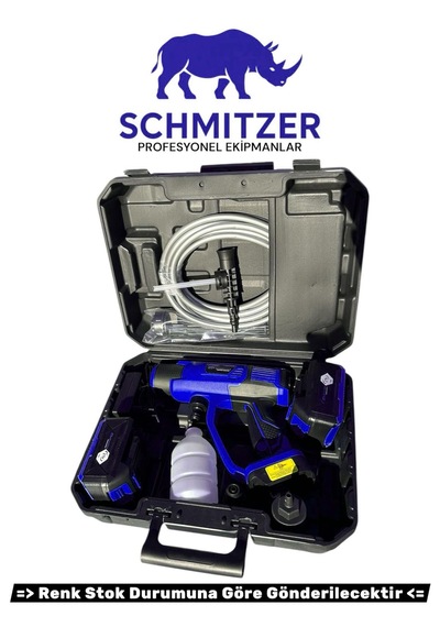 Schmıtzer Sch-2002m Pro 21v Brushless Motor Yüksek Basınçlı Şarjlı Oto Araba Yıkama Makinesi 3 Kademe Dijital Göstergeli 30