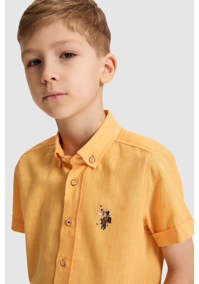 U.S. Polo Assn. U.s. Polo Assn. Erkek Çocuk Gömlek Kısa Kollu 50320261-vr244 Mango