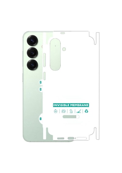 Samsung Galaxy Uyumlu S25 Plus İle Parlak Tpu Arka Kaplama 360