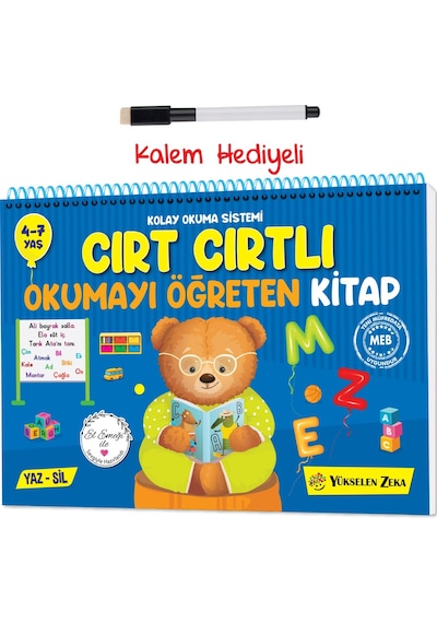 Cırt Cırtlı Okumayı Öğreten Kitap Yaz-sil