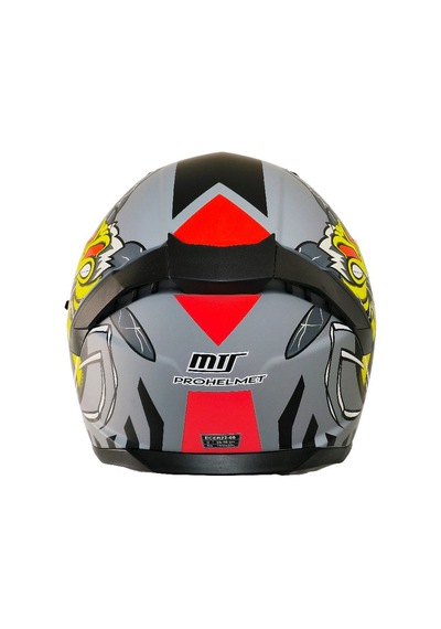 M910 Mat Bee Motosiklet Kaskı Spoiler Mod Güneş Vizörlü Full Face Kask Çok Renkli