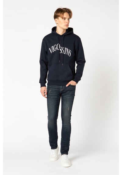 Vigoss Erkek Baskılı Sweatshırt 62047-30034 Lacivert