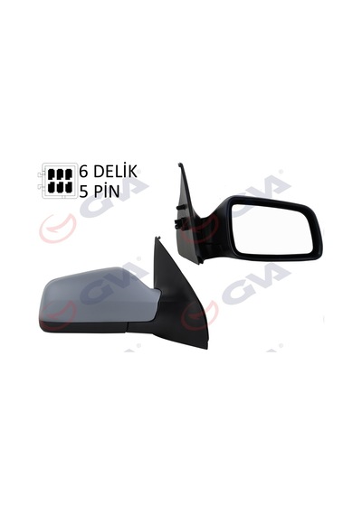 Gva Dış Dikiz Aynası Sağ Astra G 98 Elektrikli Isıtmalı Astarlı Konveks 5 Fiş Vm-168ehpr Gva 1090115 6428081 9142146
