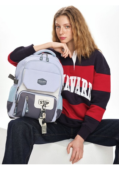 Pierre Cardin Okul Sırt Çantası Mavi 07pc1916-m Mavi