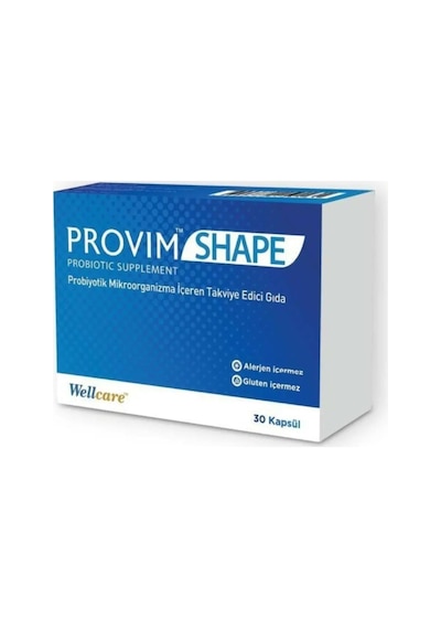 Wellcare Provim Shape Probiyotik 30 Kapsül