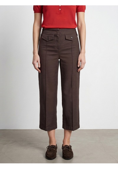 Dilvin 72711 %100 Pamuk Culotte Pantolon-kahve