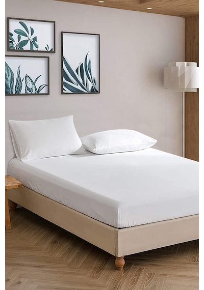 Ezgi Otel Serisi Geniş Ölçülü Otel Çarşafı Çift Kişilik Çarşaf Seti