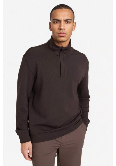 Defacto Boxy Fıt Modal Sweatshirt G6524ax25wnbn115 Kahve-bn115