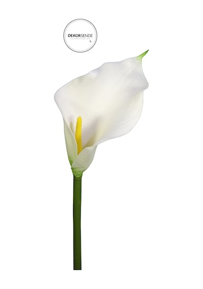 Yapay Gala Dalı Mini Beyaz 45 Cm Beyaz