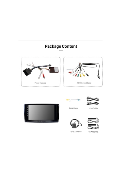 Mercedes Ml 2006-2012 Uyumlumultimedya Navigasyon Usb Kamera Carplayer