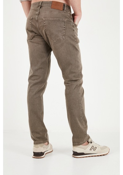 Buratti Pamuklu Normal Kalıp Normal Bel Jeans Erkek Kot Pantolon 2213f24parma Latte