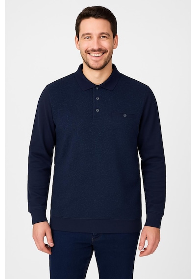 Ercan Regular Fit Polo Yaka Selanik Kazak - 7460 Lacivert