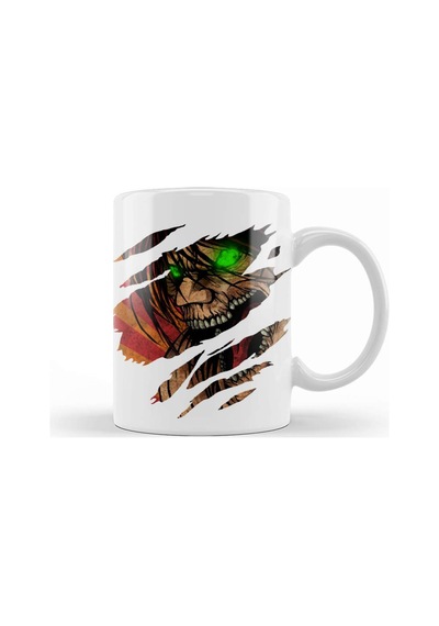 Eren Titan Attack On Titan Kupa Bardak Porselen Karışık