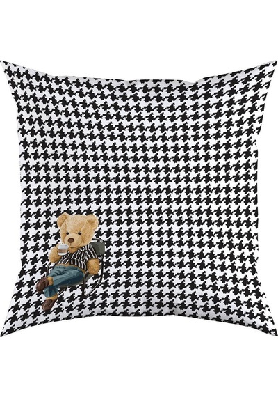 Picniker Teddy 2 Kadife Yastık/kırlent Dolgu Boncuk Elyaf, Ulusl. Yıkama Ve Solmama Sertifikası Çok Renkli