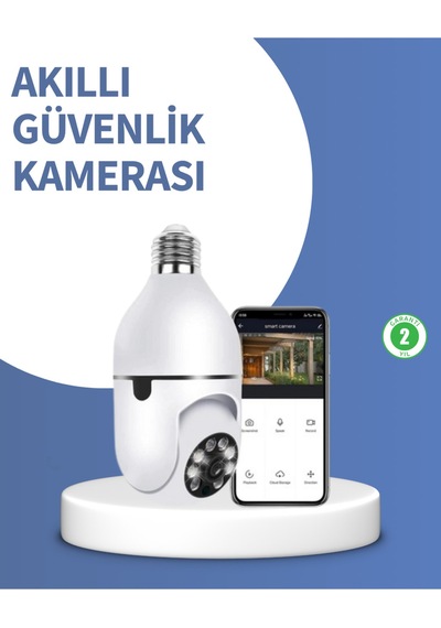 Kompakt Tasarımlı Gece Görüşlü Kablosuz Kamera -