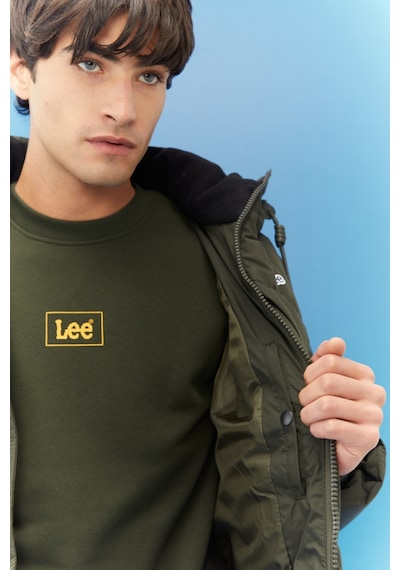 Lee Regular Fit Normal Kesim Kapüşonlu Haki Şişme Mont L88Bny300 Yeşil Lee Regular Fit Normal Kesim Kapüşonlu Haki Şişme Mont L88Bny300 Yeşil