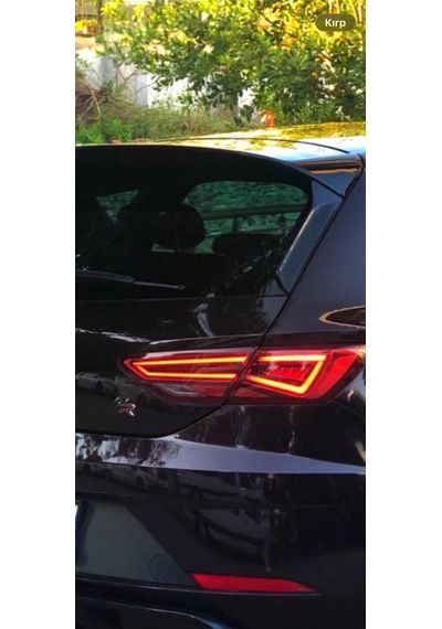 Seat Leon Mk3 Spoiler Çıtası Plastik Parlak Siyah