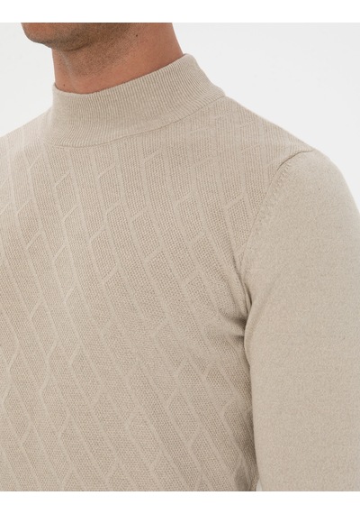 Pierre Cardin Erkek Kum Melanj Kazak /triko 50318128-vr123 Kum Melanj