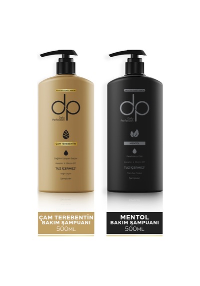 Dp Daily Perfection Şampuan Çam Terebentin & Mentol 2 x 500 ML