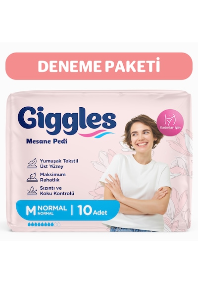 Giggles Kadın Mesane Pedi Medium Normal 10 Adet M