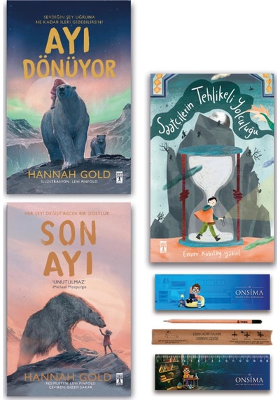 Genç Timaş Saatçilerin Tehlikeli Yolculuğu - Son Ayı - Ayı Dönüyor Set 3 Kitap