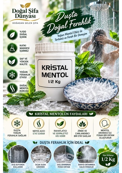 Kristal Mentol Premium 500 Gr
