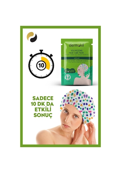 DERMOKİL Argan Buhar Saç Bakım Maskesi 35 ml