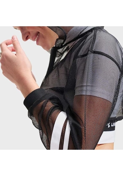 Under Armour Heatgear Mesh Kadın Siyah Polo Yaka Tişört