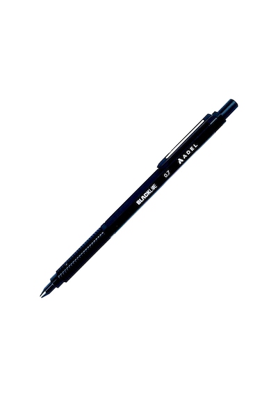 Adel Blackline 0.7 Mm Siyah Klips Metal Mekanik Kurşun Kalem