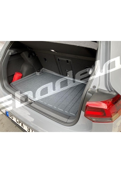 Volkswagen Golf 8 R Lıne Uyumlu Bagaj Havuzu Kokusuz Kaucuk 3D