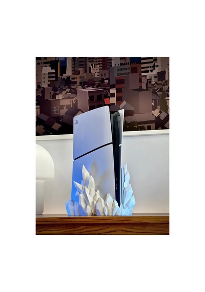 Ps5 Slım Crystal Stand Cd Versiyon Uyumlu Playstation 5 Dikey Stand Ps5 Stand Disk Versiyon