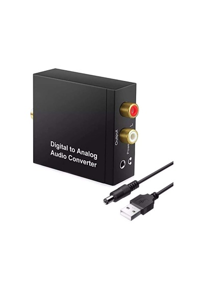5057 Dijital To Analog Optik Ses Tos Çevirici Dönüştürücü Adaptör, 3.5mm
