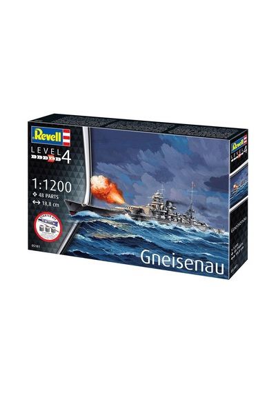 Revell Starter Kit Gemi Battleship Gneisenau 75181