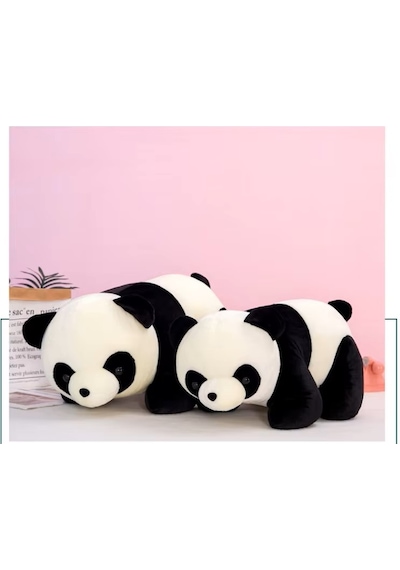 Sevimli Panda Oyuncak Ayı Peluş Oyuncak Hediye 30 Cm Çok Renkli